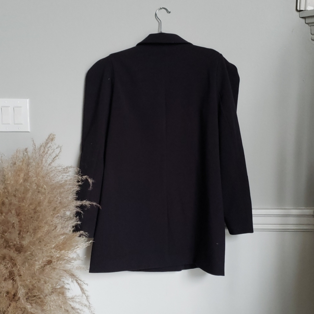 Halogen Double Breasted Puff Shoulder Blazer - image 4